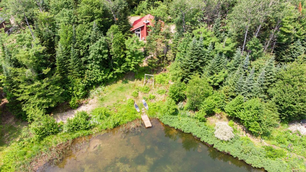 Les Chalets Tourisma - Chalet Dans Les Bois Avec Lac Prive - Le Colibri Saint-Raymond Luaran gambar